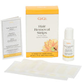 GiGi tiritas de cera facial 12, eliminan vello rápidamente y dejan piel suave.