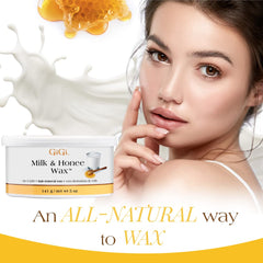 GiGi Honee Wax uso facial seguro para piel delicada.
