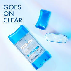 Gillette Advanced Clear Gel Cool Wave, botella de 3,8 oz para uso diario