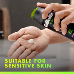 Gel de afeitado Gillette Labs con vitamina B3 para piel suave.