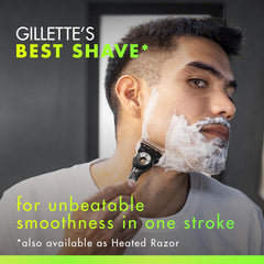 Cuchillas de cinco hojas en recambio Gillette Labs, afeitado suave y apurado.