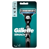 Gillette MACH3 manija ergonómica para un agarre cómodo durante el afeitado
