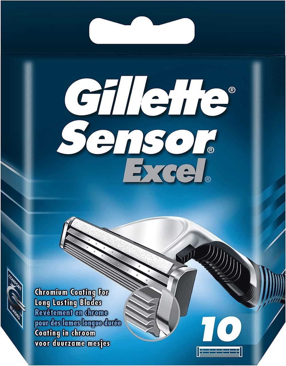 Gillette Sensor Excel: cartuchos de afeitado para un rasurado cómodo.