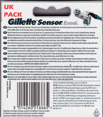 Gillette Sensor Excel en uso para un afeitado suave