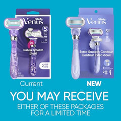 Gillette Venus Deluxe Smooth Swirl: cabezal pivotante para alcanzar zonas difíciles con precisión.