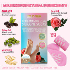 Giloner calcetines con suela decorada para relajación de pies.
