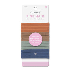 GIMME Beauty: paquete de bandas finas para cabello delicado con agarre suave