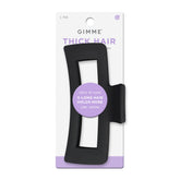 GIMME Beauty clip rectangular con acabado aterciopelado para un agarre suave
