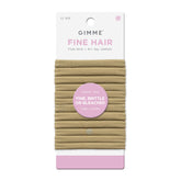 GIMME Beauty bandas-elasticas-cabello-fino rubio oscuro, agarre suave para uso diario