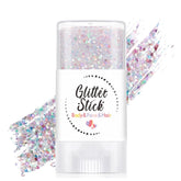 Ginaday Barra de Brillo Cuerpo Stick con lentejuelas holográficas para festivales y eventos.