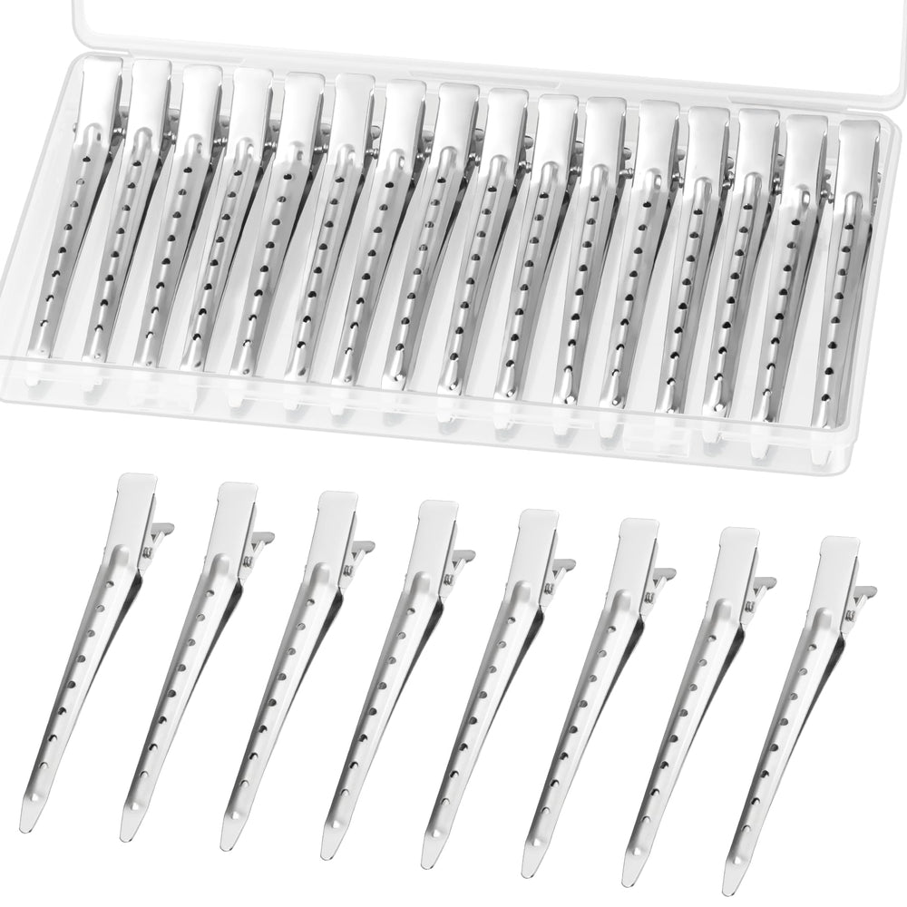 Gingbiss pinzas pato 3-5 pulgadas plateadas para deslizamiento suave.