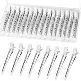 Gingbiss pinzas pato 3-5 pulgadas plateadas para deslizamiento suave.