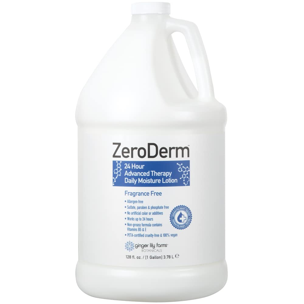 ZeroDerm par Ginger Lily Farms: lotion hydratante et douceur rapide pour la peau