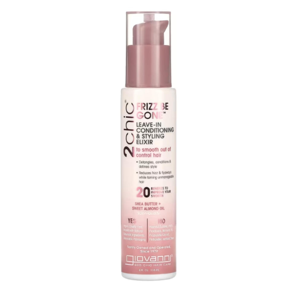 Giovanni 2chic Elixir frente a la botella para brillo suave