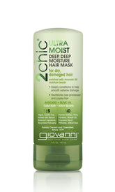 GIOVANNI 2chic Ultra-Moist mascarilla para cabello con aguacate y aceite de oliva para hidratación profunda
