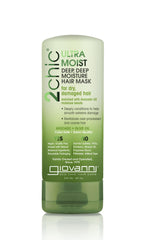 GIOVANNI 2chic Ultra-Moist mascarilla para cabello con aguacate y aceite de oliva para hidratación profunda