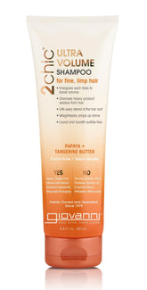 GIOVANNI 2chic Ultra-Volume Shampoo botella: volumen ligero y cabello manejable