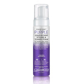 Giovanni Color Chic Purple leave-in foam bottle front for quick styling