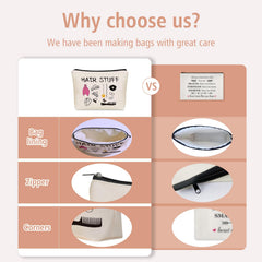 Girlly Hair Stuff: material impermeable protege tus cosméticos durante viajes.