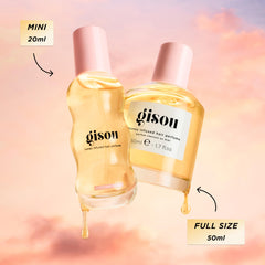 Gisou perfume cabello miel infundido, atomizador compacto para uso diario.