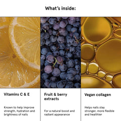gitti Nail Juice, vitaminas C y E y colágeno vegano para uñas sanas.
