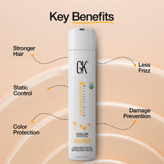 Aceite de argán GK HAIR para brillo suave y reparación del cabello.
