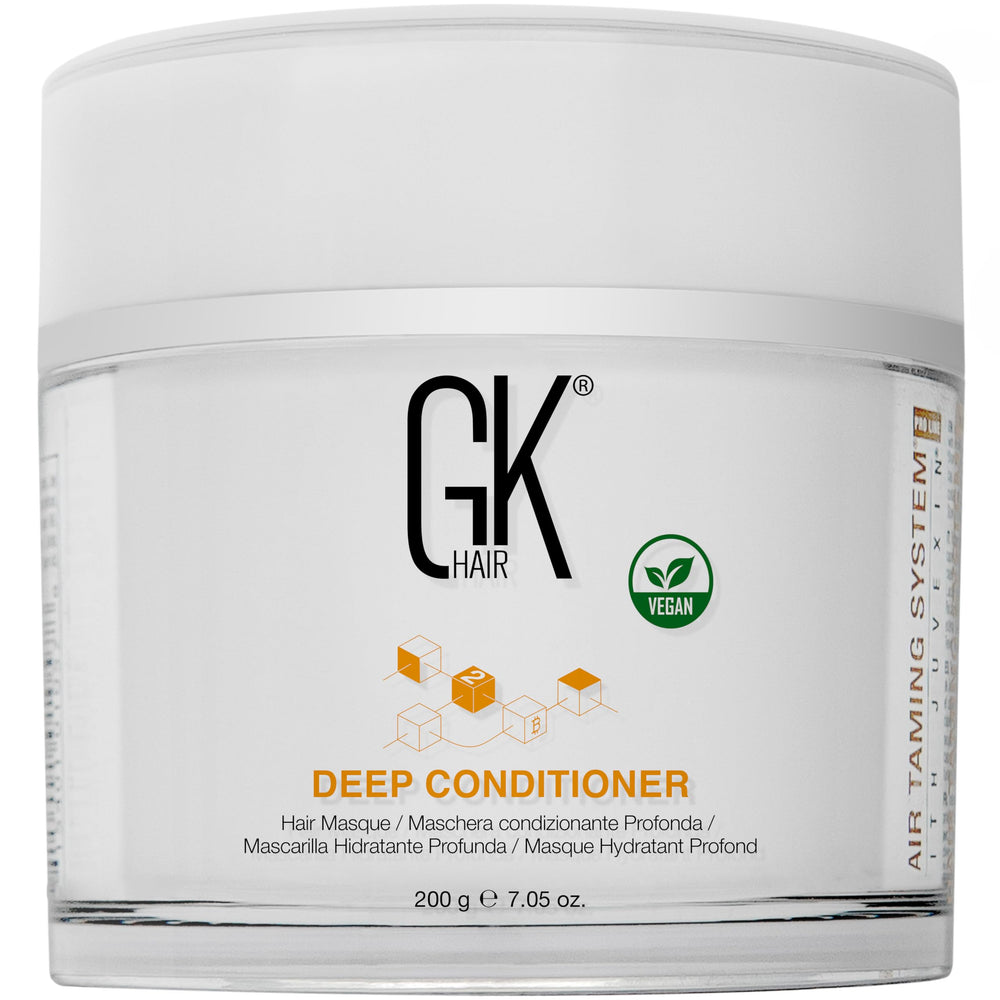 GK Hair mascarilla vegana frasco 200 g para hidratación profunda