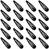 GKETN gancho de gota de agua negro, fijación estable para cabello grueso o fino.