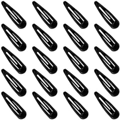 GKETN gancho de gota de agua negro, fijación estable para cabello grueso o fino.
