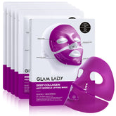 Glam Lady Bio-Colágeno mascarilla facial: hidratación intensa para piel suave.