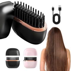 GlamBrushs mini alisador de pelo compacto para uso en casa o viaje