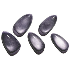 GLAMERMAID uñas imantadas con pegamento, estilo stiletto y durabilidad.
