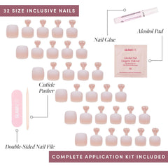 Glamnetic caja de almacenamiento con accesorios para uñas postizas