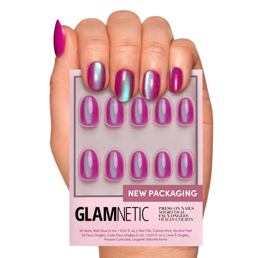 Glamnetic Berry Fizz: empaque compacto para iniciar la manicura en casa.