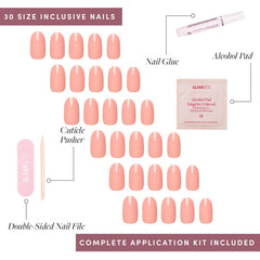 Glamnetic lima doble cara para dar forma y pulir uñas postizas.