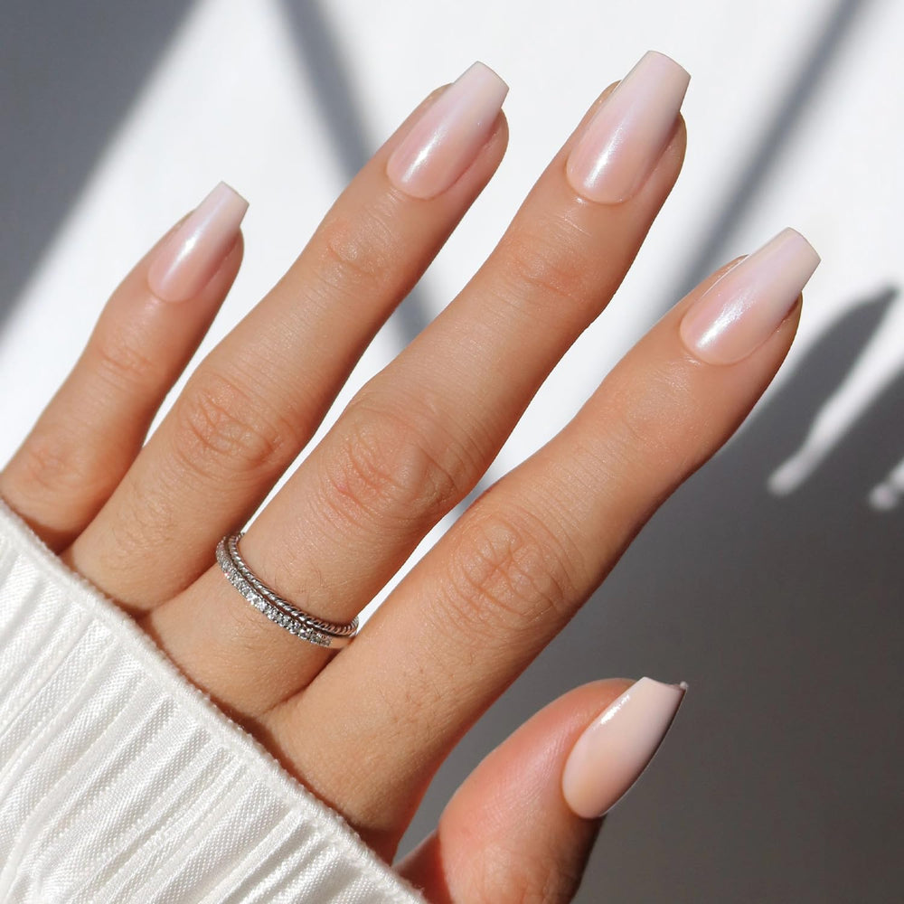 Glamnetic ombré délicat, look rapide et élégant pour les ongles nude
