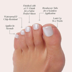 Glamnetic Hailey: pegamento incluido para fijación segura de uñas.