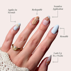 Glamnetic Sea Star glossy finish adds long-lasting shine to everyday nails