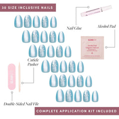 Glamnetic Subzero: uñas ovaladas cortas para comodidad diaria y estilo pulido