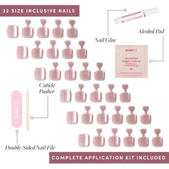 Glamnetic The Vow-estuche-accesorios-uñas-pie, almacenamiento ordenado y listo para usar.