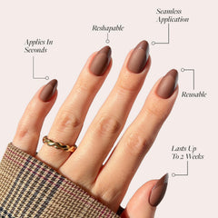 Glamnetic Terra conjunto con 15 tallas para ajuste personalizado.