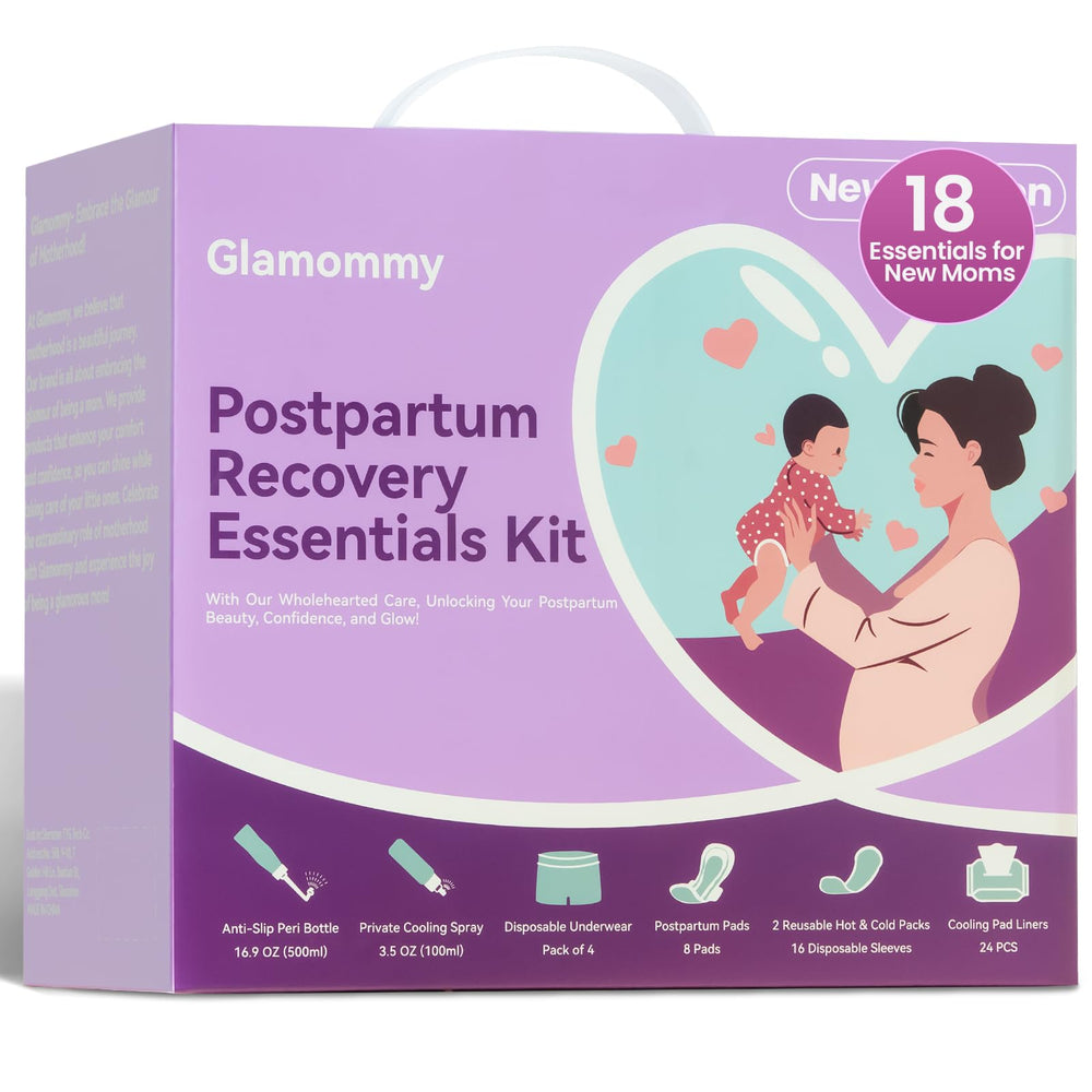 Glamommy botella peri 17oz para higiene íntima posparto