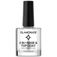 Glamonade Base Top Coat: base y brillo que protege la uña y prolonga el color.