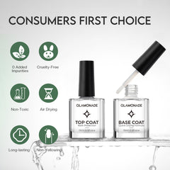 Glamonade top coat high gloss for long-lasting shine