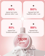 Glaze Super Bond Building Shampoo brillo notable, cabello más radiante tras cada uso