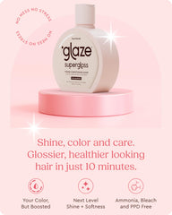 Glaze Supergloss brillo hidratante mejora suavidad y brillo del cabello.