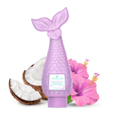Jabón Glimmer Wish para niños sirena en botella con limpieza suave.