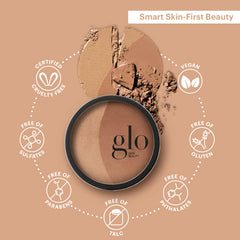 Glo Skin Beauty Bronceador prensado Sunkiss antioxidantes que realzan color y definición.