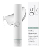 Glo Skin Beauty hidratante sin aceite en frasco, ideal para uso diario bajo maquillaje