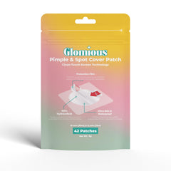 Parche Glomious invisible para espinillas en el rostro, protección discreta.